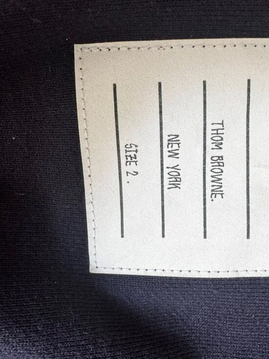 Thom Browne striped cotton-terry hooded blazer + matching sweatpants - Picture 4 of 7